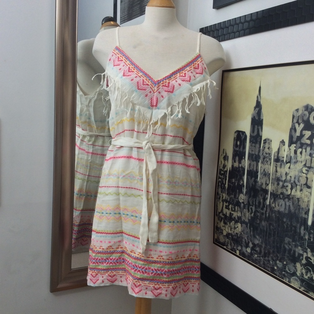 Handwoven Amanda Uprichard sleeveless dress